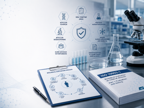 Biyolojk Güvenliğin MDR'daki Yeri ISO 10993-1 Biyolojik Değerlendirme Süreci